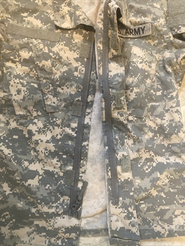 U A Army Military Camouflage Field Jacket Unisex Small Measurement In Pics - Picture 6 of 10