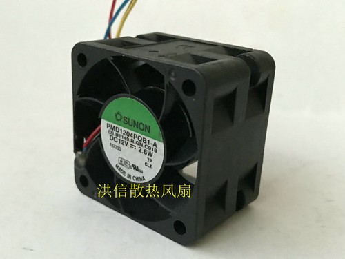 SUNON PMD1204PQB1-A DC12V 2.6W 4028 40mm 4-wire server fan - Picture 2 of 4