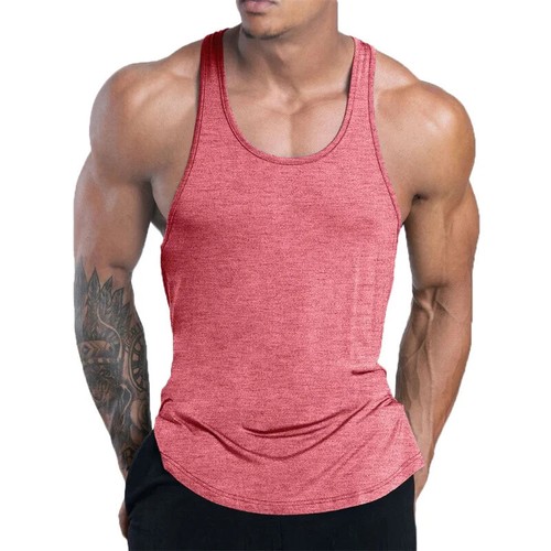 Camiseta sin mangas suelta transpirable de secado rápido de baloncesto fitness para hombre - Imagen 11 de 16