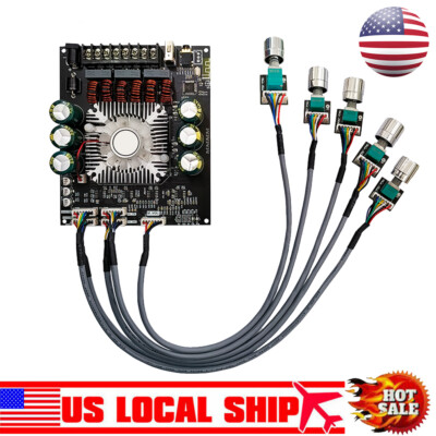 HT22 Bluetooth Power Amplifier Board 2.1 Channel 160W*2+220W TDA7498E Subwoofer