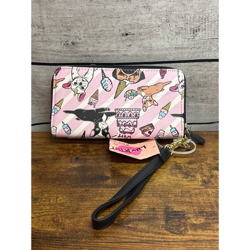 Portafoglio Bulldog Francese Luv Betsey Johnson Nuovo con etichette - Foto 3 di 4