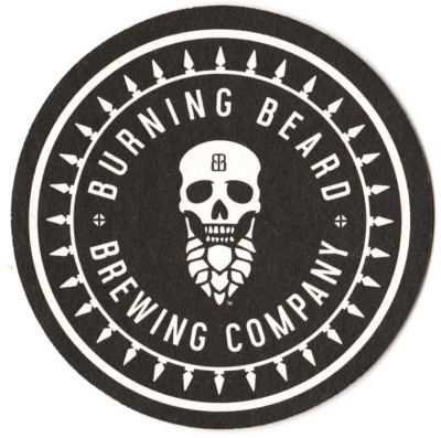 Burning Beard Brewing Co Beer Coaster El Cajon CA