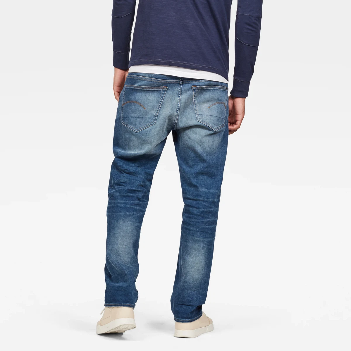 G Star 3301 RELAXED Worker Blue Faded Loose Fit Jeans W31 L32 eBay