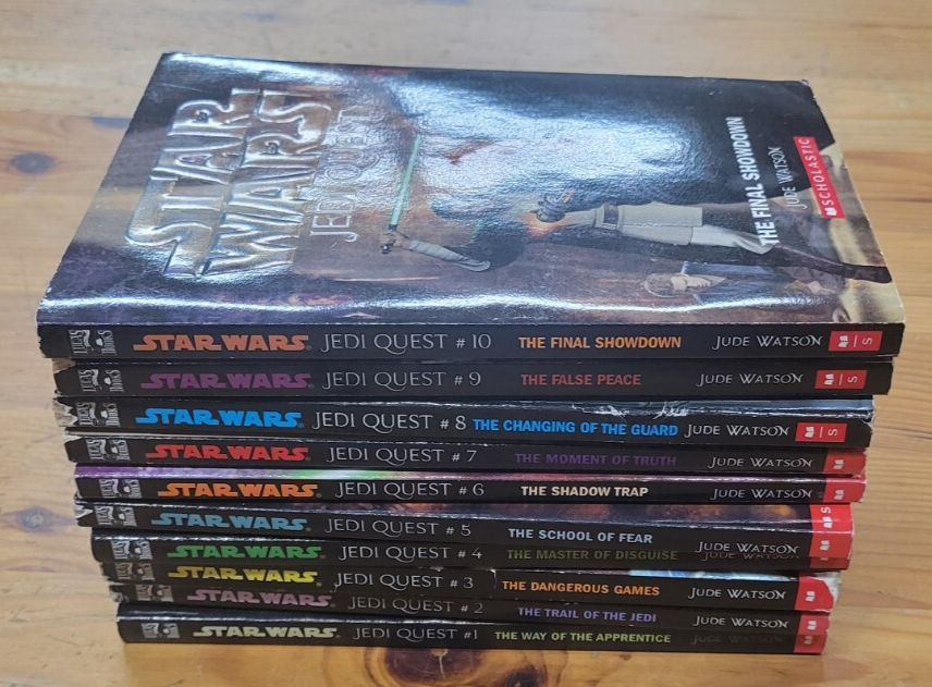 Star Wars Jedi Quest Books Complete Set Series 1-10 (2002-2004