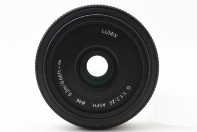 Panasonic Wide-Angle Pancake Lens Lumix G 20mm/F1.7 ASPH. H-H020