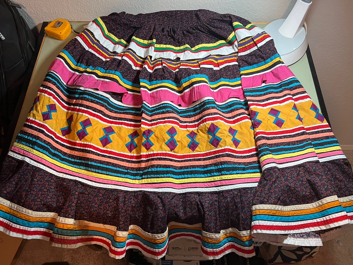 【美品】NEEDLES×BEAMSBOY/Seminole skirt BEAMS COUTURE BEAMS COUTURE-1960'S Vintage Seminole Skirt
