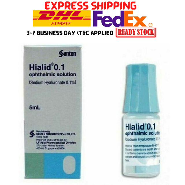Japan Santen Hialid 0.1 Ophthalmic Solution Eye Drops For Dry Eyes 5ml eBay