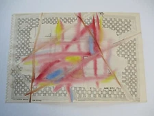 ANDRE BEYLE ERNEST AKA RABOFF PAINTING ABSTRACT EXPRESSIONISM PARIS 1950'S RARE 