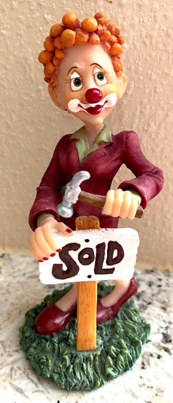 Real Estate Agent Just Sold 1999 Cast Art Industries 04137 Statue