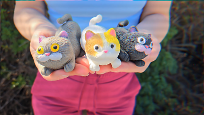 ソワジックSoizick ストレッチキャット　猫 Squishy Stretchy Cat (3.5