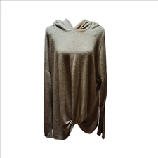 Get Cozy and Stylish with Nine Britton Olive Green Lauren Soft Twist Hoodie 1X