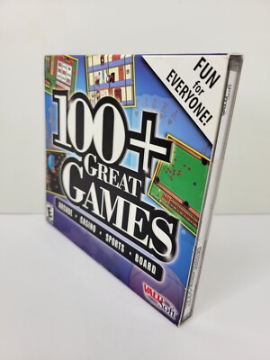 100+ Great Games (Jewel Case) - PC - Video Game Vintage Win 98/Me - New