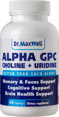 Alpha GPC 600Mg + Uridine, a Choline Enhancer. Better than Alpha-Gpc or Uridi...
