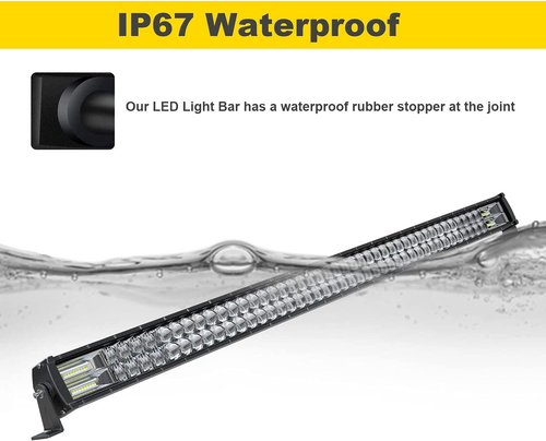 For 1987-95 Jeep Wrangler YJ 52" LED Light Bar Mounting Brackets + 4" LED Pods - Picture 5 of 8