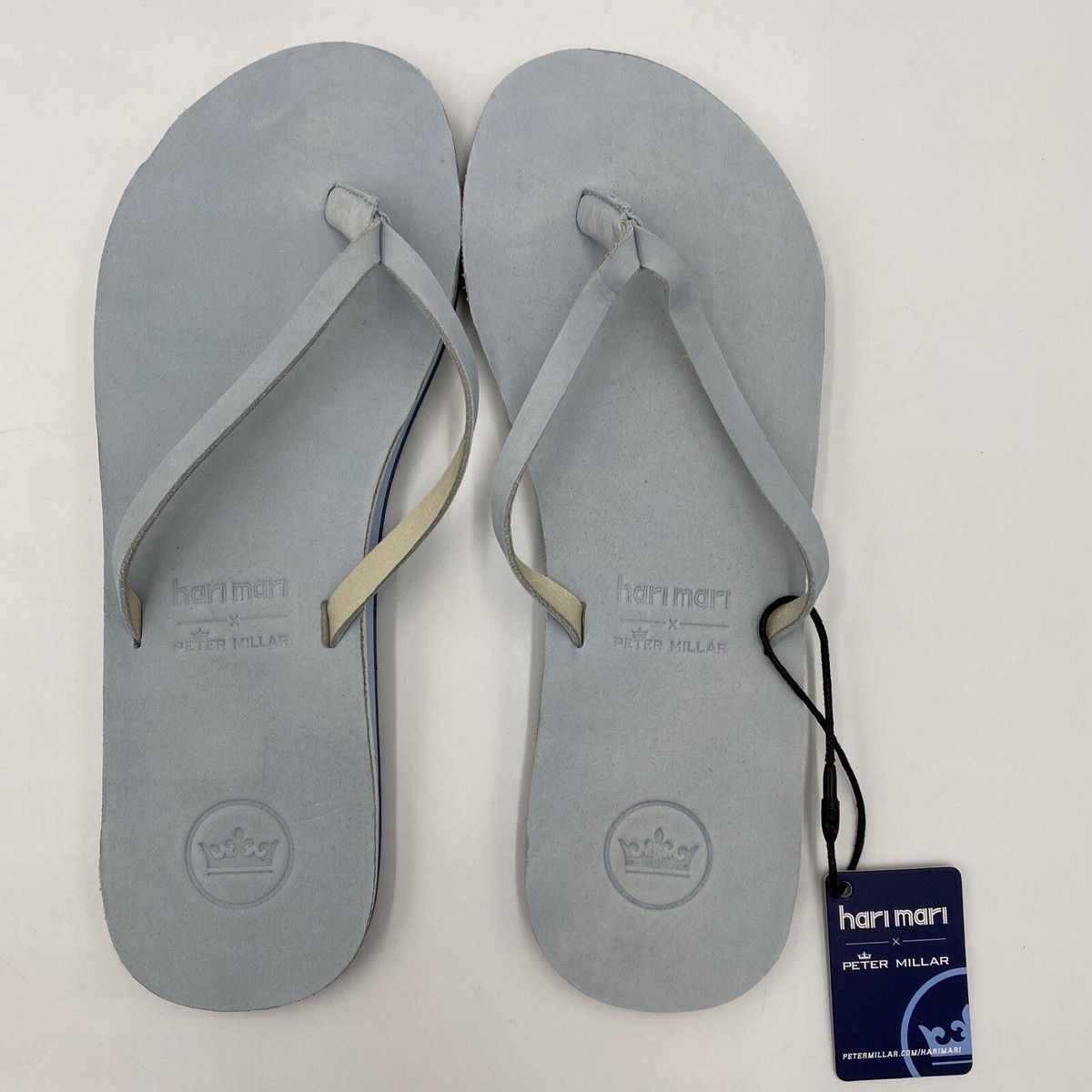 Hari Mari Peter Millar Flip Flop Sandal Sky Blue - Women