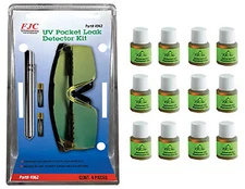 FJC 4962P 12 Pack Of Uv Leak Detection Light With Free Dye