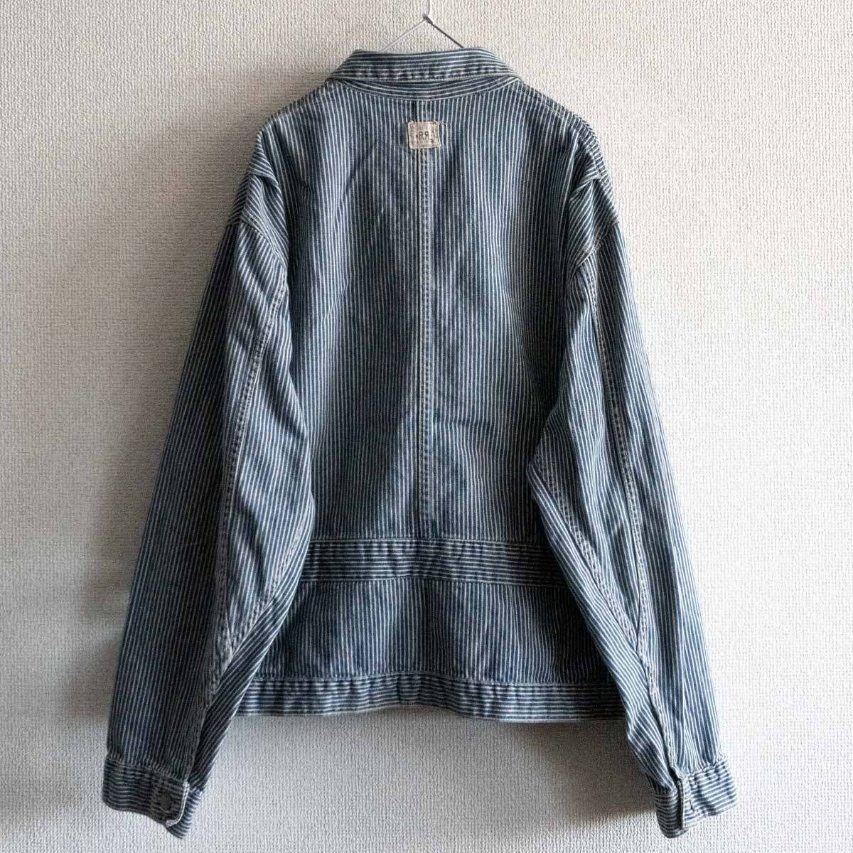 RRL RALPH LAUREN men's 90s hickory stripe work jacket size M