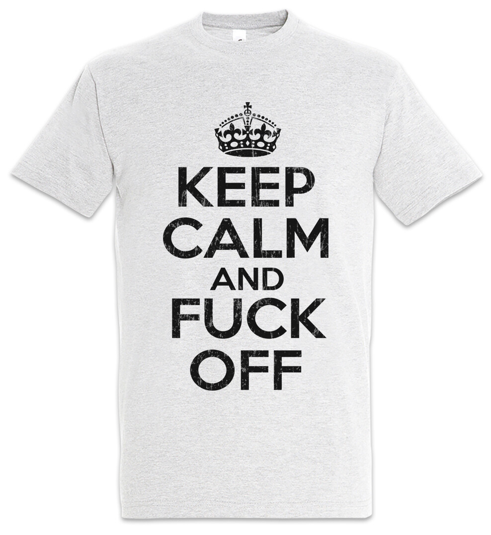 ALTRA T shirt uomo Keep Calm And Fuck Off indie disco techno alternativa cyber rock