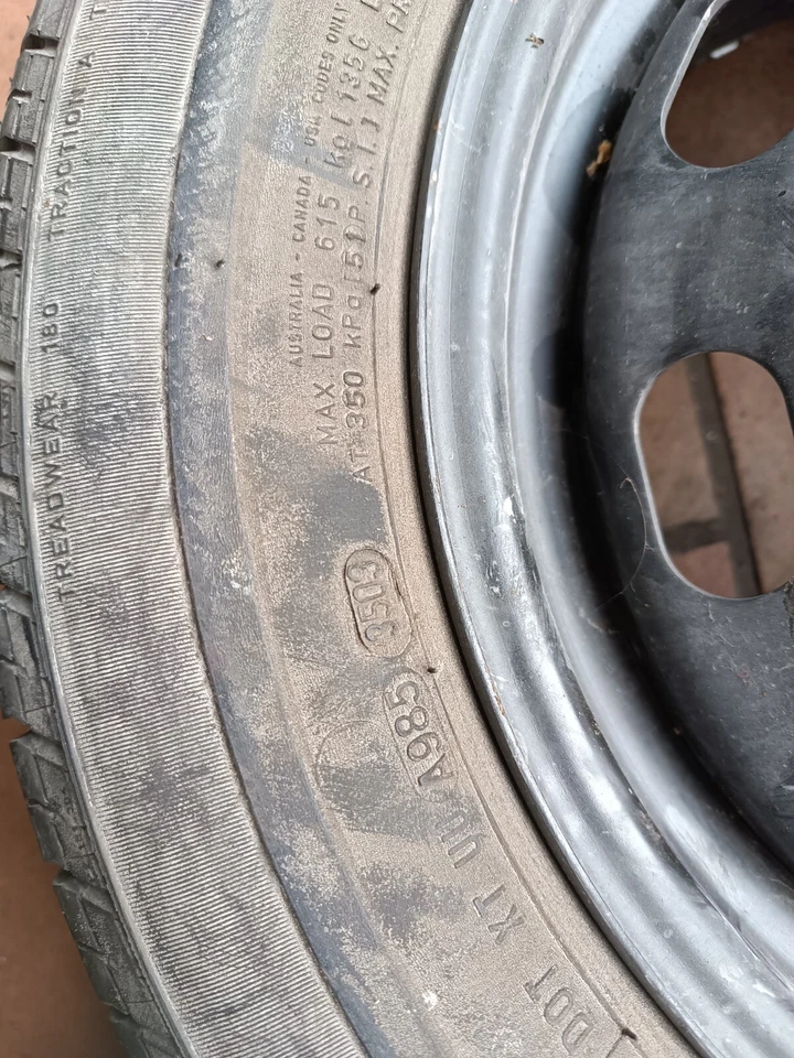 Original VW Golf 4 1J Audi A3 8L Ersatzrad Reserverad 195/65R15 91H 1J0601027Q - Bild 4 von 4