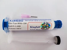 KINGBO Flux RMA-218 No Clean 10cc + Needle + Piston