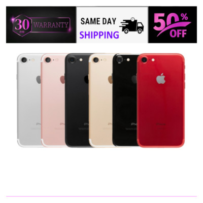 Apple iPhone 7 128GB 32GB Unlocked Verizon T-Mobile (CDMA + GSM) SmartPhone