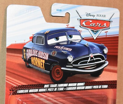 Disney Pixar Cars DIRT TRACK FABULOUS HUDSON HORNET Diecast 1:55