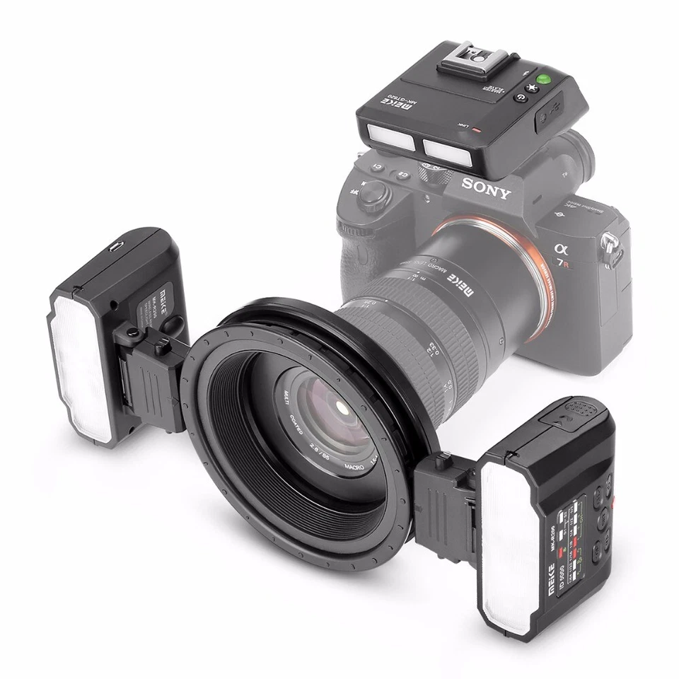 Meike MK-MT24 MK-MT24C Macro Twin Flash Kit Dual Flash Speedlite For Canon DSLR - Image 4 of 4
