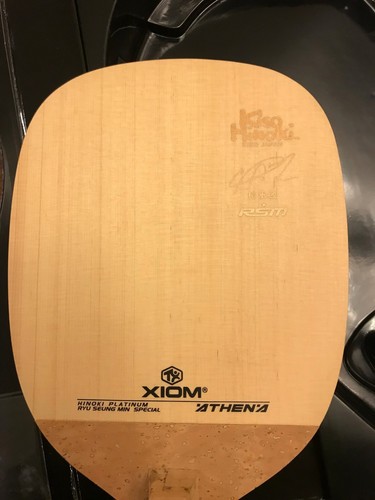 XIOM Athena Platinum RSM Special J-Pen Table Tennis Blade Kiso Hinoki 1 ply - Picture 2 of 10