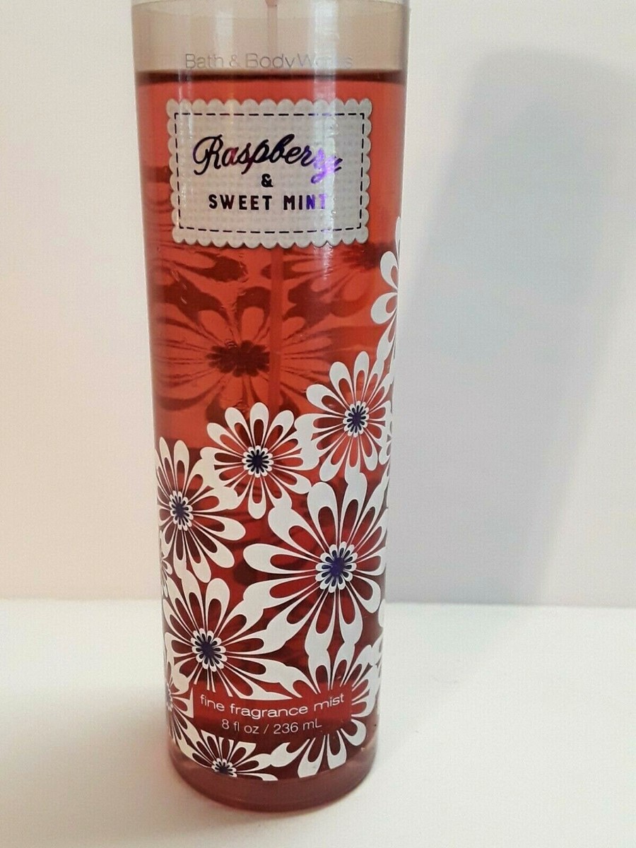 Bath & Body Works Raspberry & Sweet Mint Fragrance Mist 8oz Read