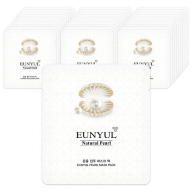 EUNYUL Natural Pearl Mask Pack 30ml Moisturizing Facial Mask Sheets K-Beauty NEW