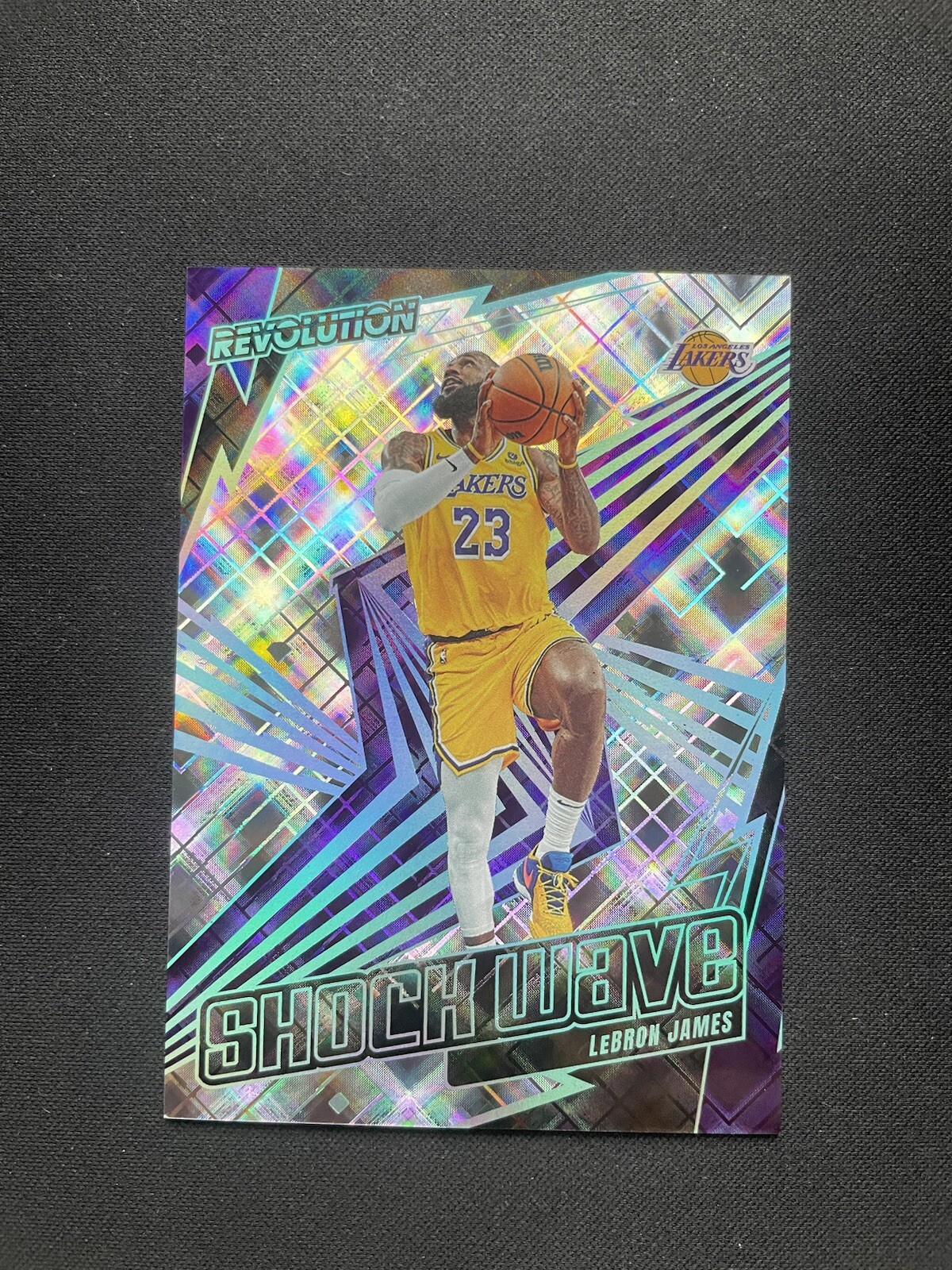 2023-24 Panini Revolution LEBRON JAMES COSMIC SHOCK WAVE /99 LAKERS
