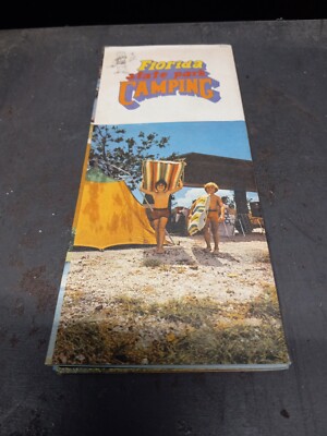  Brochure Florida Seaside State Park Camping Map 1960's Beaches 