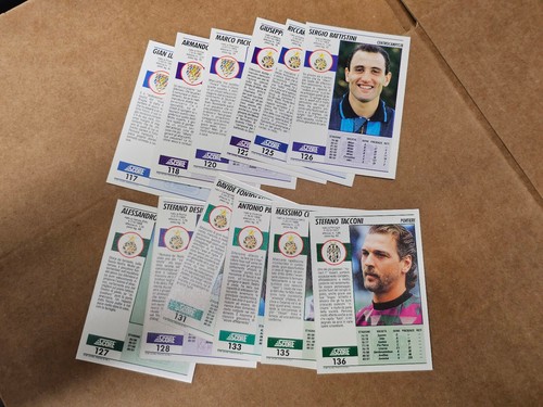 1992 Score Italian Serie A Cards w/ Klinsmann, Maldini, etc #1-300 YOU PICK - Picture 118 of 182