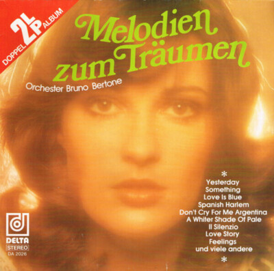 Orchester Bruno Bertone Melodien Zum Träumen NEAR MINT Delta 2xVinyl LP