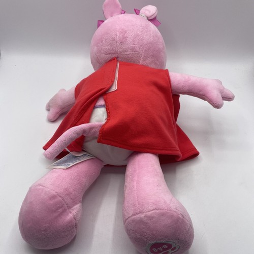 Build a Bear BAB Retirado 17" Rosa Peppa Pig Peluche Con Vestido Rojo - Imagen 4 de 5