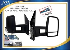 For 2006-2018 Sprinter Right Side View Mirror Long Arm Heated Power Signal For 2006-2018 Sprinter Right Side View Mirror Long Arm Heated Power Signal