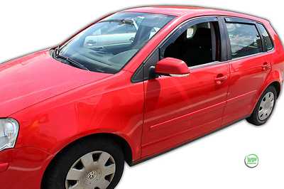 Windabweiser Regenabweiser Heko Für VW Polo 9N 2002-2009 5-Türer 4-Tlg