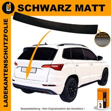 LACKSCHUTZFOLIE LADEKANTENSCHUTZ FÜR SKODA KAROQ FACELIFT AB 2022 SCHWARZ MATT