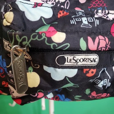 Lesportsac Mini Voyager Black Patterned Backpack | eBay display picture 2