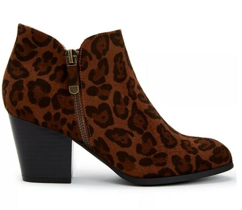 macy's leopard boots