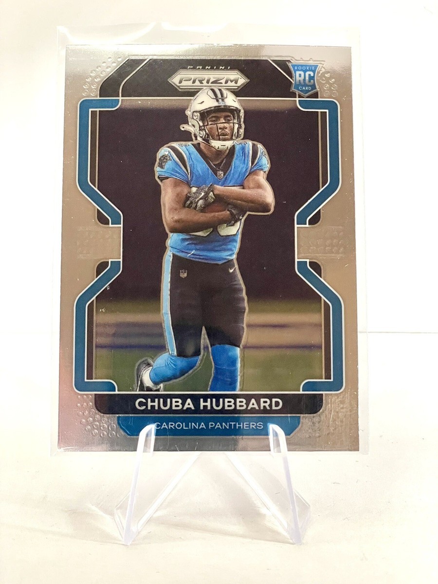 2021 Panini Prizm - Rookie Chuba Hubbard #355 Orange Disco Prizm