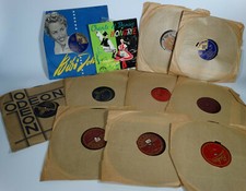 11x Schellack Platte Sammlung Filmmusik Schlager Musik Tanzmusik 1960 ua Konvolu