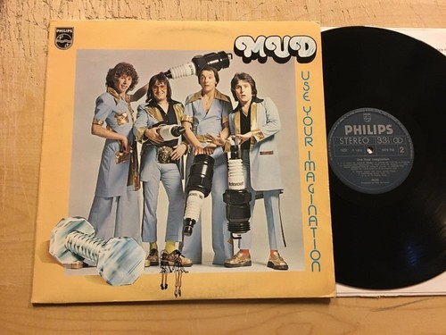 MUD - use your imagination 75 british GLAM ROCK, COMPLET 1ª EDIC ORG + INSERT EX - Imagen 2 de 10