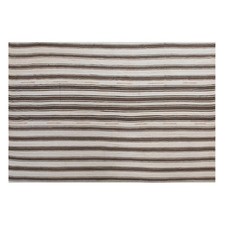 Vintage Minimalist Turkish Kilim Rug 225x330 cm (7.4x10.8 ft) | Handwoven