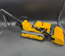 1960s Tonka Trencher Backhoe Loader Pressed Steel Made in USA 'Missing Bucket'