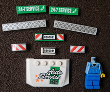 LEGO City 60081 Pickup Tow Truck – 9 Spare Parts with stickers