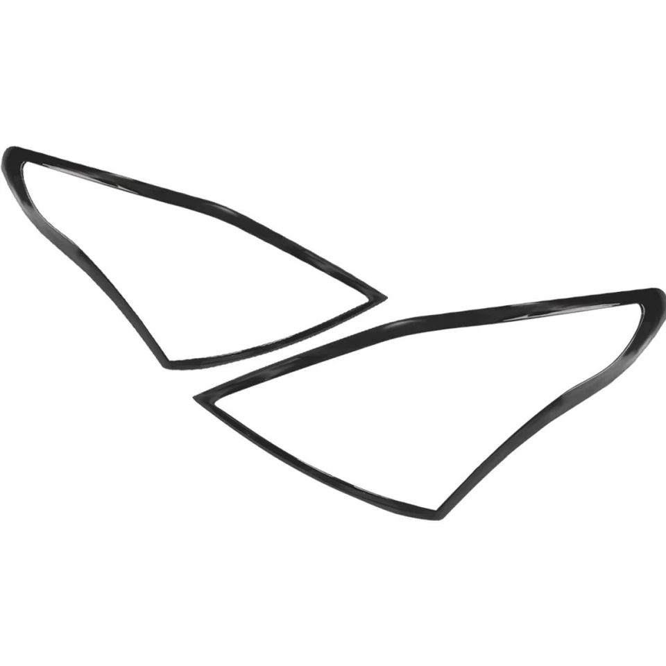 Cubierta de luz trasera negra para sedán Nissan Versa Almera 2011-2016 Foto 4 de 4