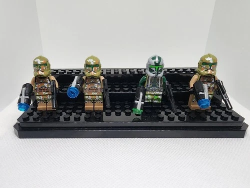 Star Wars Commander Gree and Kashyyyk Clones Custom Lego Minifigures