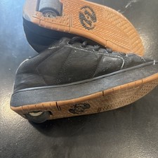 Heelys Shoes Youth Sz 4 Wheeled Sneakers Skate Canvas Lace Up Shoe with wheels