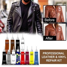 Advanced Leather Repair Kit Filler Vinyl DIY Car Seat Patch Sofa Rip Holes |